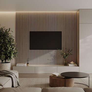 Акустичні настінні панелі Vicco для покращення звукоізоляції приміщення, коричневі, 8 шт.