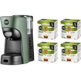 Кавомашина Lavazza A Modo Mio Tiny Eco Green з 64 капсулами, еспресо-машина з переробленого пластику, 1450 Вт, 0,6 л
