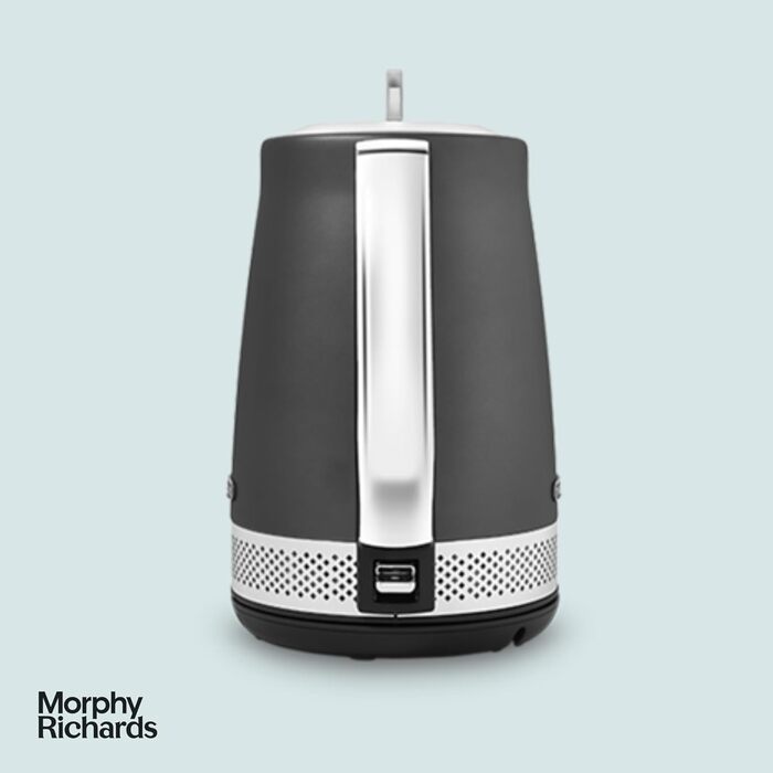 Електричний чайник Morphy Richards Illumination з нержавіючої сталі, 1.7 л, Титан