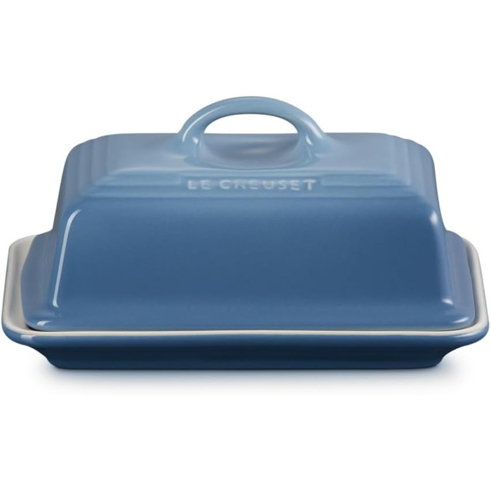 Le Creuset Stoneware Butter Dish, 900 g, 17 x 12.5 x 9 cm, Chambray, 70837174340000