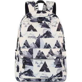 Шкільний рюкзак для дівчаток та хлопців: модний, водонепроникний, з відділенням для ноутбука (Сірий Гора)