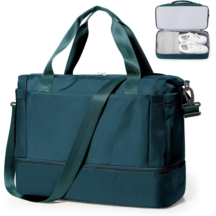 Спортивна сумка для жінок Easyjet 45x36x20, водонепроникна дорожня сумка-дуфл, фітнес-сумка з відділенням для взуття, L2-Зелений, A04-Армійський зелений
