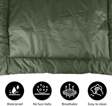 Водонепроникний килимок для собак GBKDQQ 90 x 60 см, для подорожей, миється, для собак та котів, портативний, для дому та на вулицю, кемпінг (зелений)