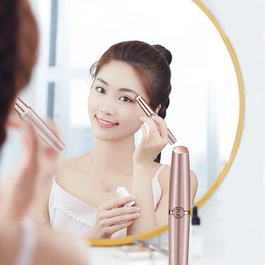 Електричний тример для брів для жінок. Безболісний тример для брів, обличчя, тіла, губ та підборіддя. Тример для видалення волосся для жінок