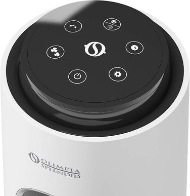 Вентилятор Olimpia Splendid Tower Peler - 3.5 л, 300 м³/год, 65 Вт, білий (2024)