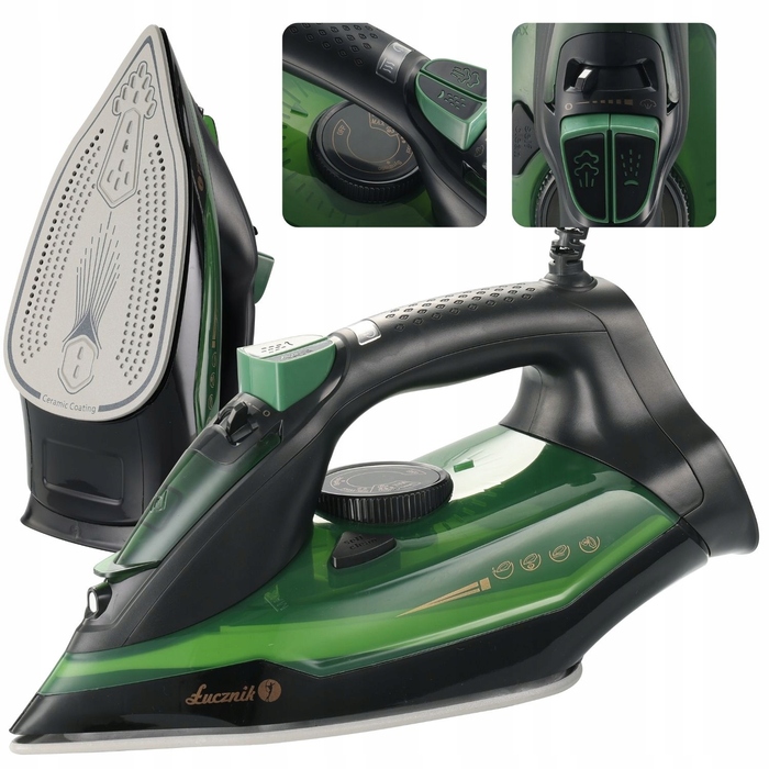 Парова праска Łucznik SI-3000 Avocado, 3000 Вт