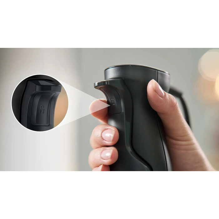 Погружний блендер Bosch MSM4B622, 1000 Вт, чорний