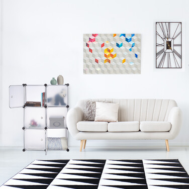 Relaxdays 6-Door Storage System