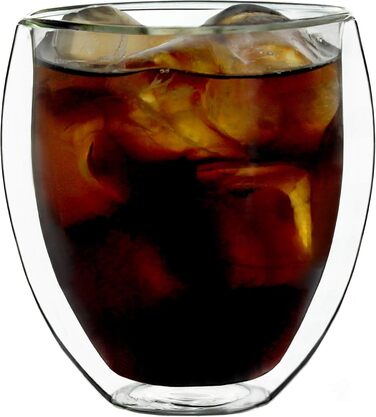Created double-walled glasses 250ml 