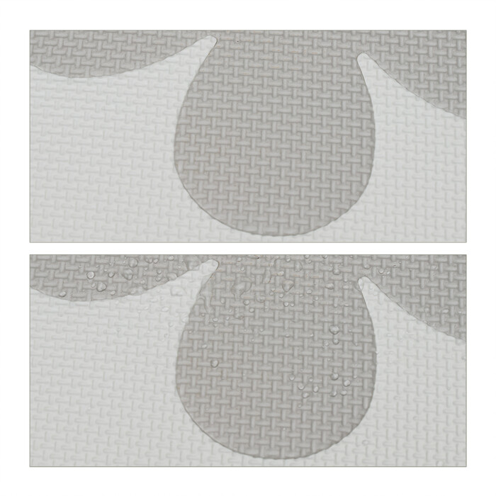 Relaxdays 52-piece puzzle mat with border and designs