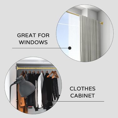 Натяжна штанга для душу Goldene, 79-200 см, регульована, без свердління, для ванної кімнати