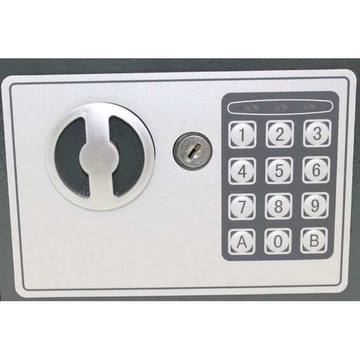 Електронний міні-сейф Safe Tresor для стін, шаф та меблів (сірий)