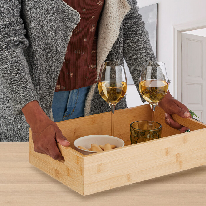 Relaxdays Bamboo Couch Table