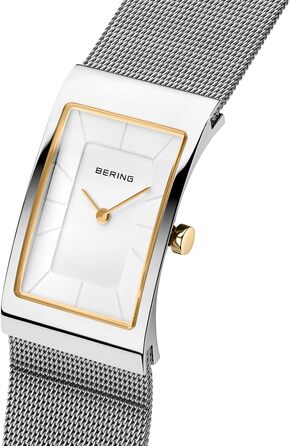 Жіночий кварцовий годинник Bering 10222-010-S: сталевий корпус 22 мм, міланський ремінець, сапфірове скло, водонепроникність 5 ATM