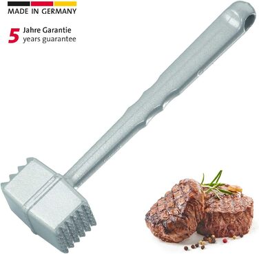 Молоток для м'яса Westmark Robusto, алюмінієвий, з харчовим покриттям, сріблястий, 21,5 см