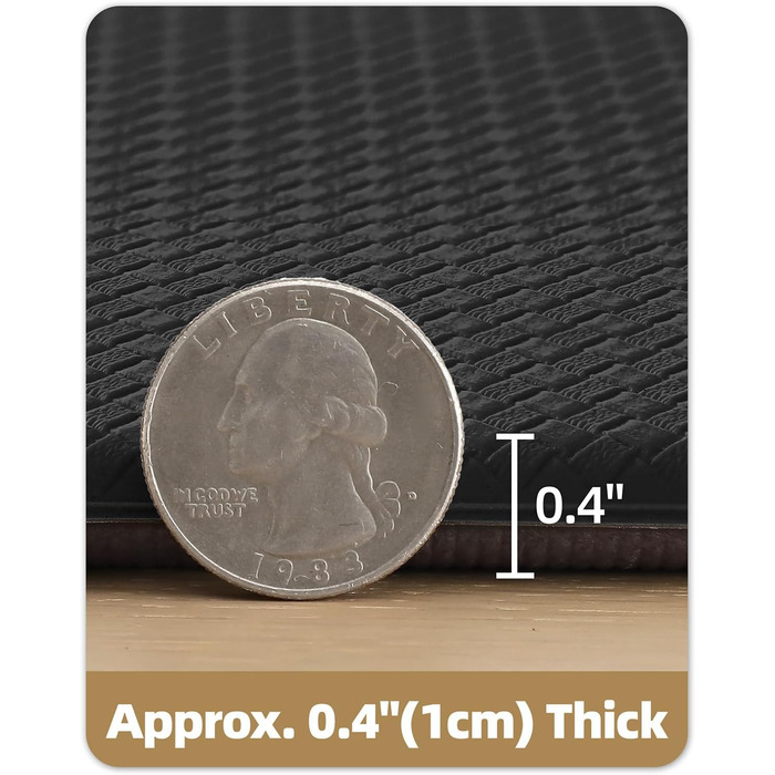 Килимок на кухню COLOR&GEOMETRY 44x150 см, неслизький, PVC, водо- та оліостійкий, з гумовою основою, для кухні, пральні, коридору (Чорний, 60x180 см, прямокутний)