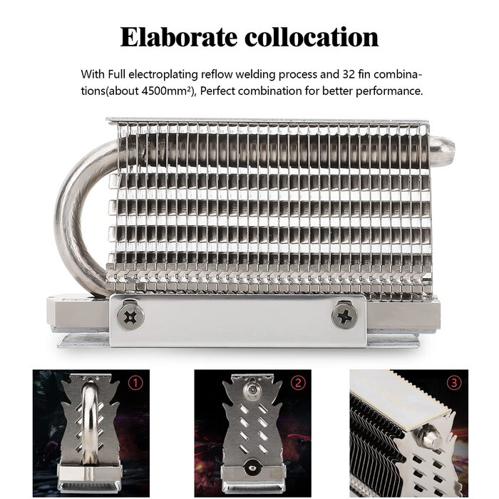 Радіатор охолодження SSD Thermalright HR-09 для M.2 NVMe SSD - двосторонній з термопадом