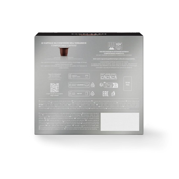Капсули для кавомашини Nespresso Caffè Vergnano 1882 Intenso, 100 шт