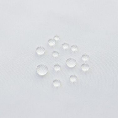 Штора для ванної кімнати YISURE біла, антигрибкова, 200x220 см, поліестер, з магнітами, водовідштовхувальна