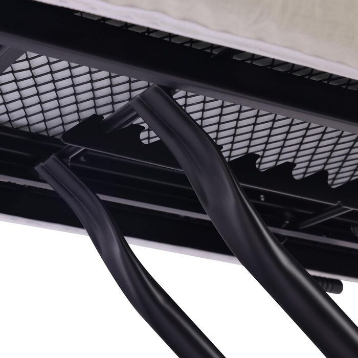 Прасувальна дошка SensaHome – розкладний стіл для прасування з підставкою для праски – 120×38 см, квітковий принт (Taupe, 125x45x97 см)