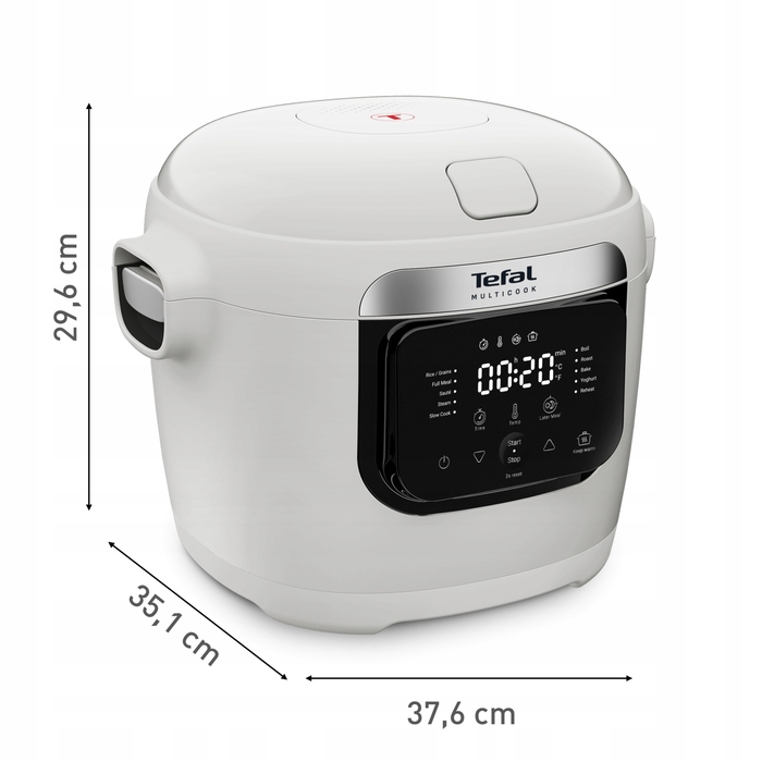 Мультиварка-рисоварка Tefal Basic MY700B, 6 л, 10 програм, електрична каструля