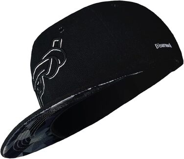 Кепка Snapback Nebelkind для чоловіків та жінок, чорна, універсальний розмір, регульована, unisex, стильна бейсболка в стилі streetwear, ретро