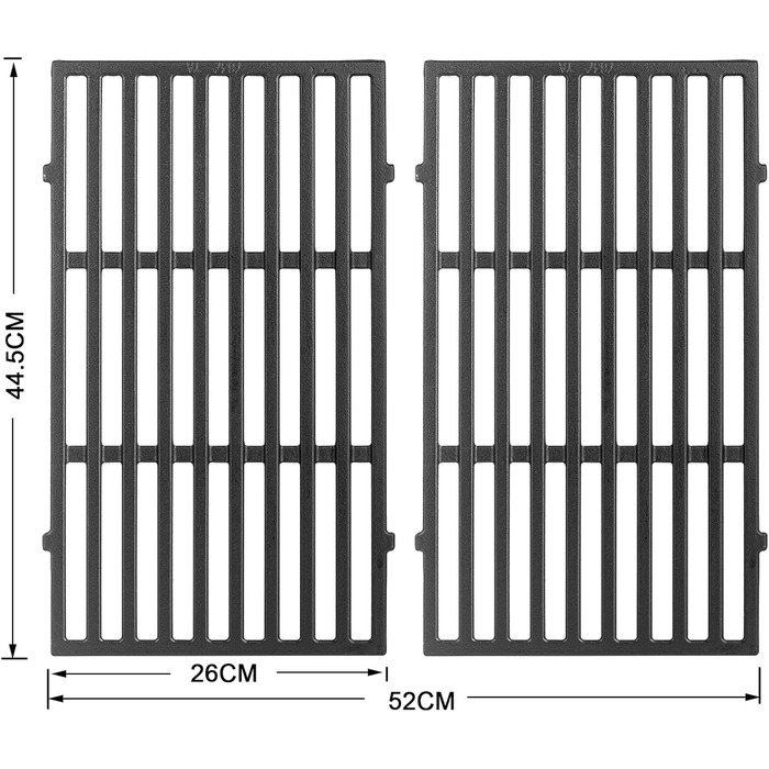 Решітка-гриль для Weber Spirit I & II 200 210 220 310 320 (7637) - чавун, замінна частина