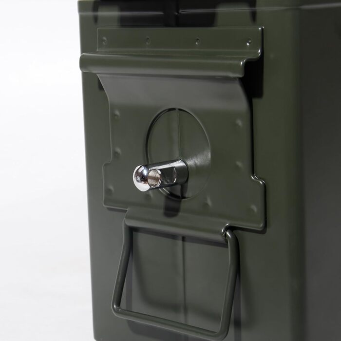 Ammunition Box, US Ammo Box, Cartridge Box, Lithium Battery Storage Box, Ammunition (Lockable - 28cm)