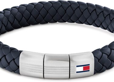 Браслет Tommy Hilfiger для чоловіків з шкіри (чорний, коричневий, синій)