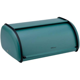 KING HOFF Металева коробка для хліба/обіду (чорна, зелена, маленька)