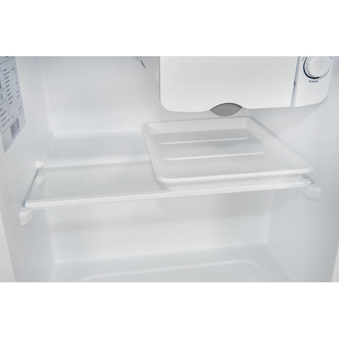 Mini холодильник Exquisit CKB45-0-031F білий | 47 л, без морозильної камери, ретро стиль