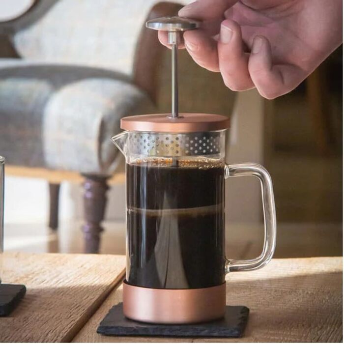 Френч-прес Barista & Co Core 1 л, скло та нержавіюча сталь, бірюзовий