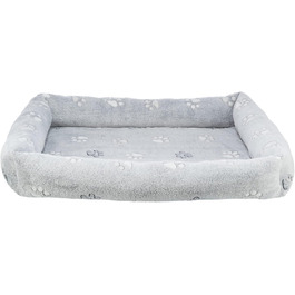 Крісло-ліжко для собак TRIXIE Nando, 60x50 см, світло-сірий колір, м'яка піна, для середніх собак, антиковзаюче, 37845