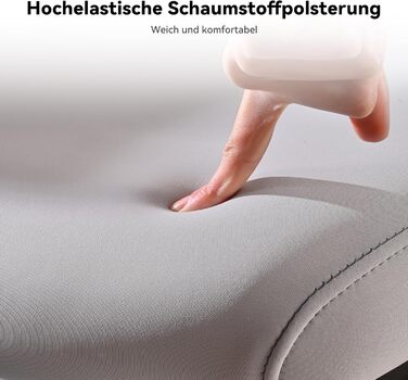 Офісний крісло MUSSO E600SE сірого кольору: ергономічний дизайн, регулювання поперекової підтримки, підлокітники та підголівник, підставка для ніг, підтримка спини для жінок