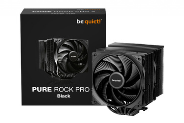 Повітряне охолодження процесора be quiet! Pure Rock Pro 3 BK042, чорне