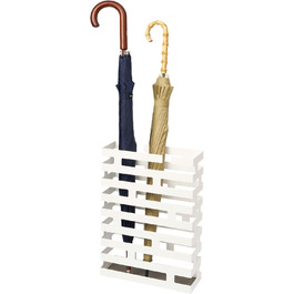 Підставка для парасольки Yamazaki 2361 BRICK прямокутна, сталева, мінімалістична, 30 x 10 x 43 см (білий)