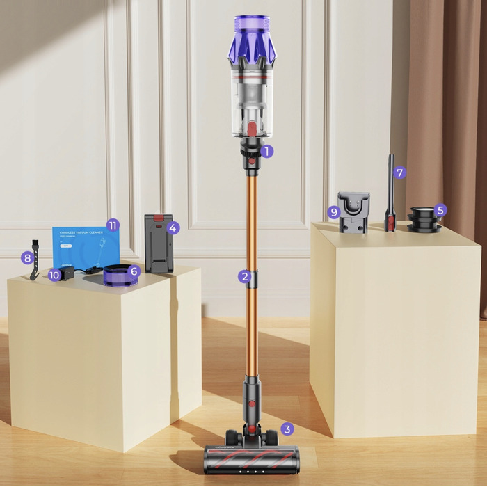 Вертикальний пилотяг Laresar V7: 50кПа, 500Вт, до 60 хв роботи