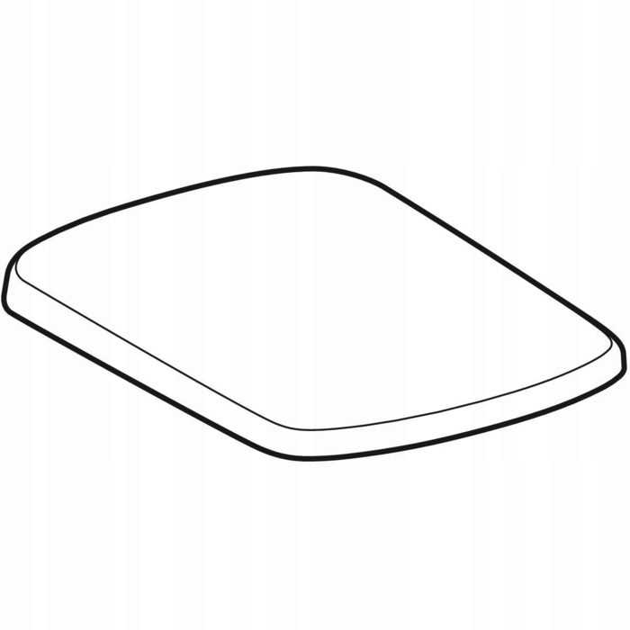 Сидіння для унітаза Geberit Selnova Square, білий duroplast