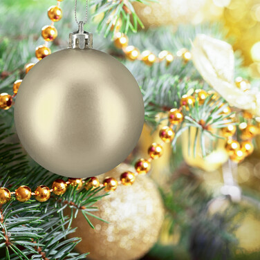 Relaxdays Set of 50 Christmas Baubles