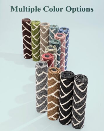 Вологостійкий килимок для дому Black 50x80 см, килимок для порогу, антиковзаючий, для входу, коридору, саду, дому, для тварин (80x100 см, Emerald)