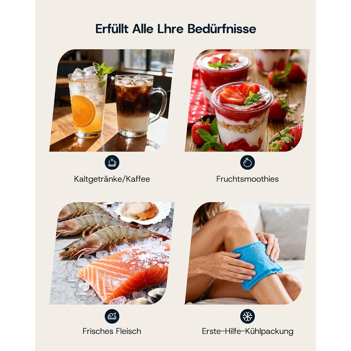 Машина для приготування льоду Upstreman BI12: рожева, автоматична очистка, для дому, кухні, офісу