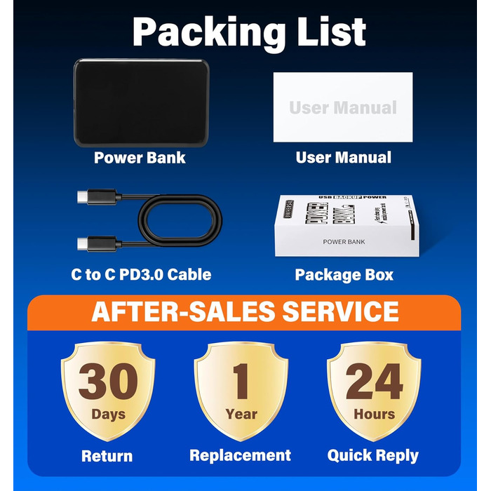 Power Bank MagSafe 5000mAh з підтримкою PD 20W та QC 3.0 - Білий/Чорний. Швидка зарядка, USB-C, для iPhone 17/16/15/14/13