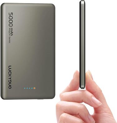 Power Bank LUCKYDUO MagSafe 5000mAh: Тонкий, Магнітний, Швидка зарядка 20W USB-C, для iPhone 15/14/13/12 Pro Max