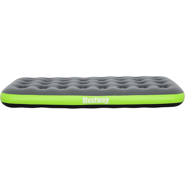 Надувний матрац Bestway Roll & Relax Twin 188x99x22 см, сірий, для відпочинку
