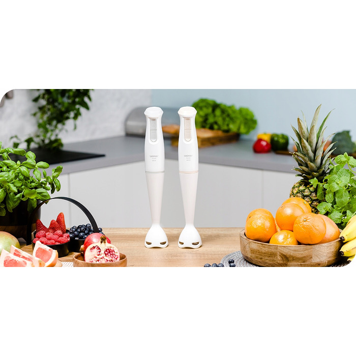 Занурювальний блендер Zelmer ZHB4560I Pulsar, 800 Вт, білий