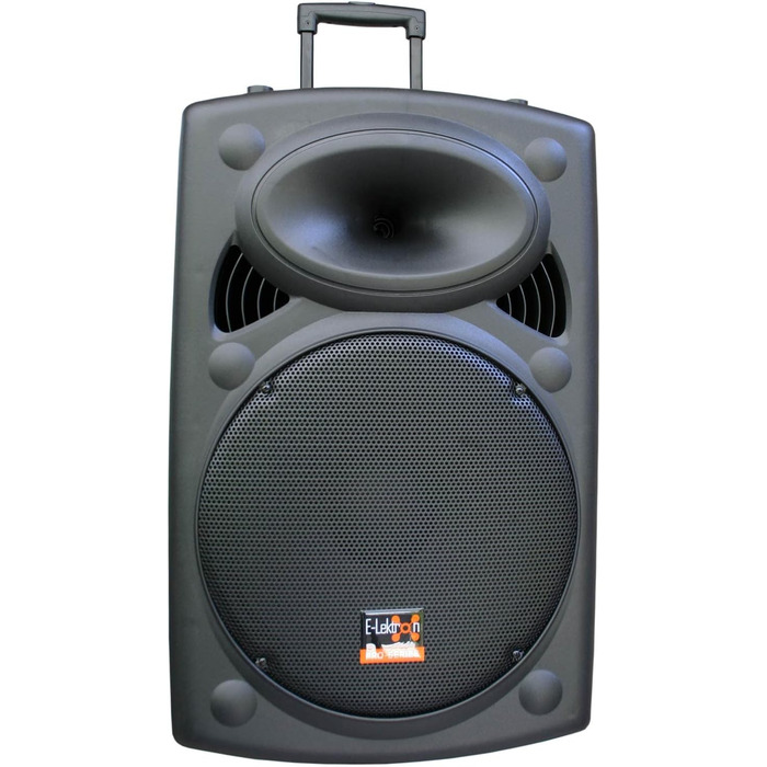 E-Lektron EL38-M MK-III: Портативна акустична система 900W з Bluetooth, MP3, USB, SD, FM, 2 мікрофонами та пультом - Звукове обладнання для вечірок та заходів