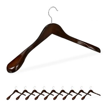 Relaxdays Suit Hangers, 10-Piece Set