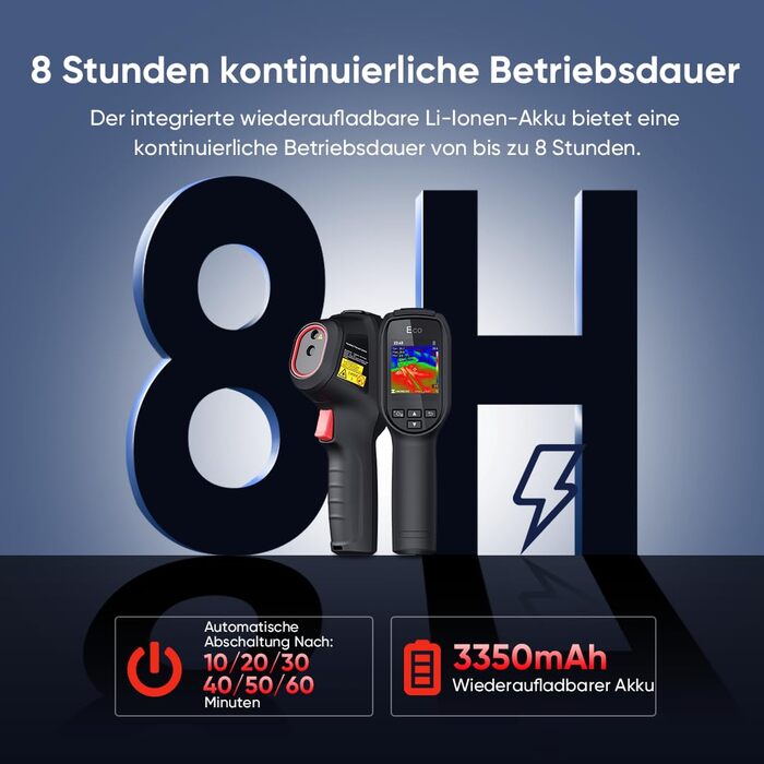 Тепловізор HIKMICRO SuperIR 240x240 з лазерним покажчиком, -20°C до 550°C, 25 Hz, компактний