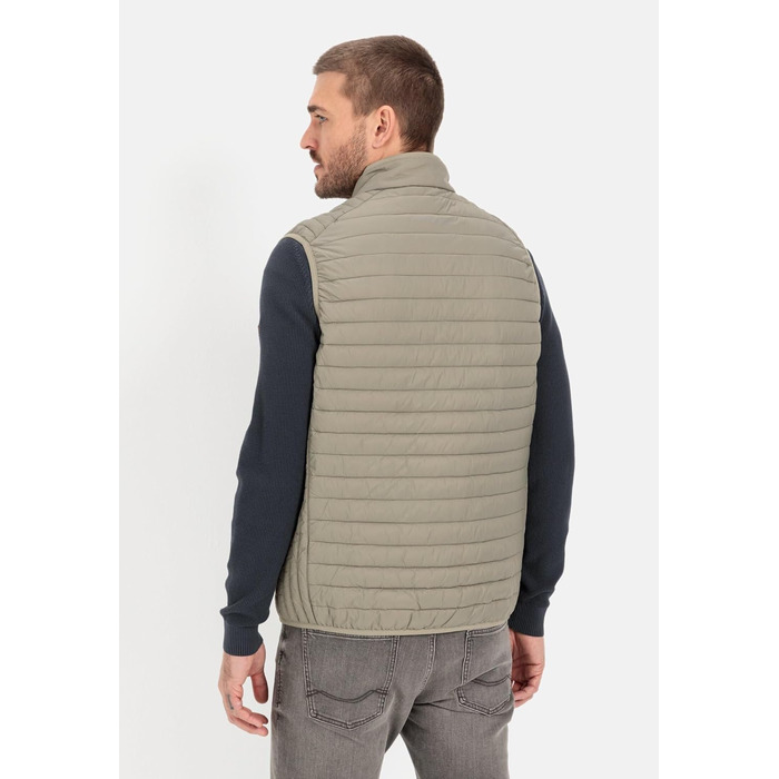 Camel Active Жилет чоловічий легкий степний з переробленого поліаміду (62, Хакі)