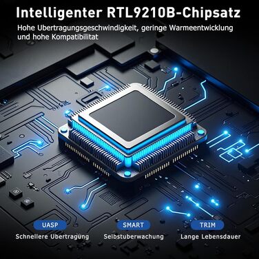 Док-станція M.2 NVMe та SATA для SSD/HDD 2.5